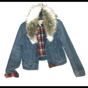 Anthropologie Pilcro and Letterman denim jacket